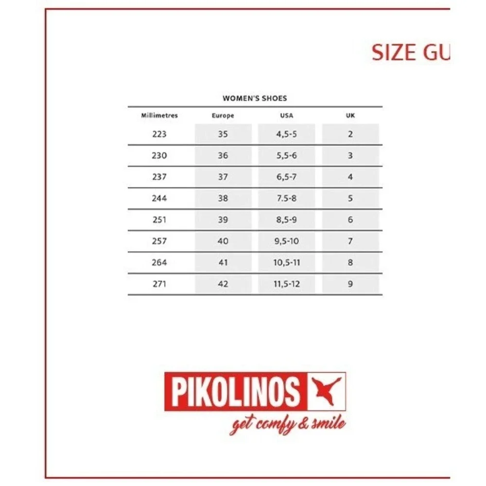 Pikolinos Puerto Vallarta Sandals Women 42 US 11.5-12‎ NWOB Perforated Leather